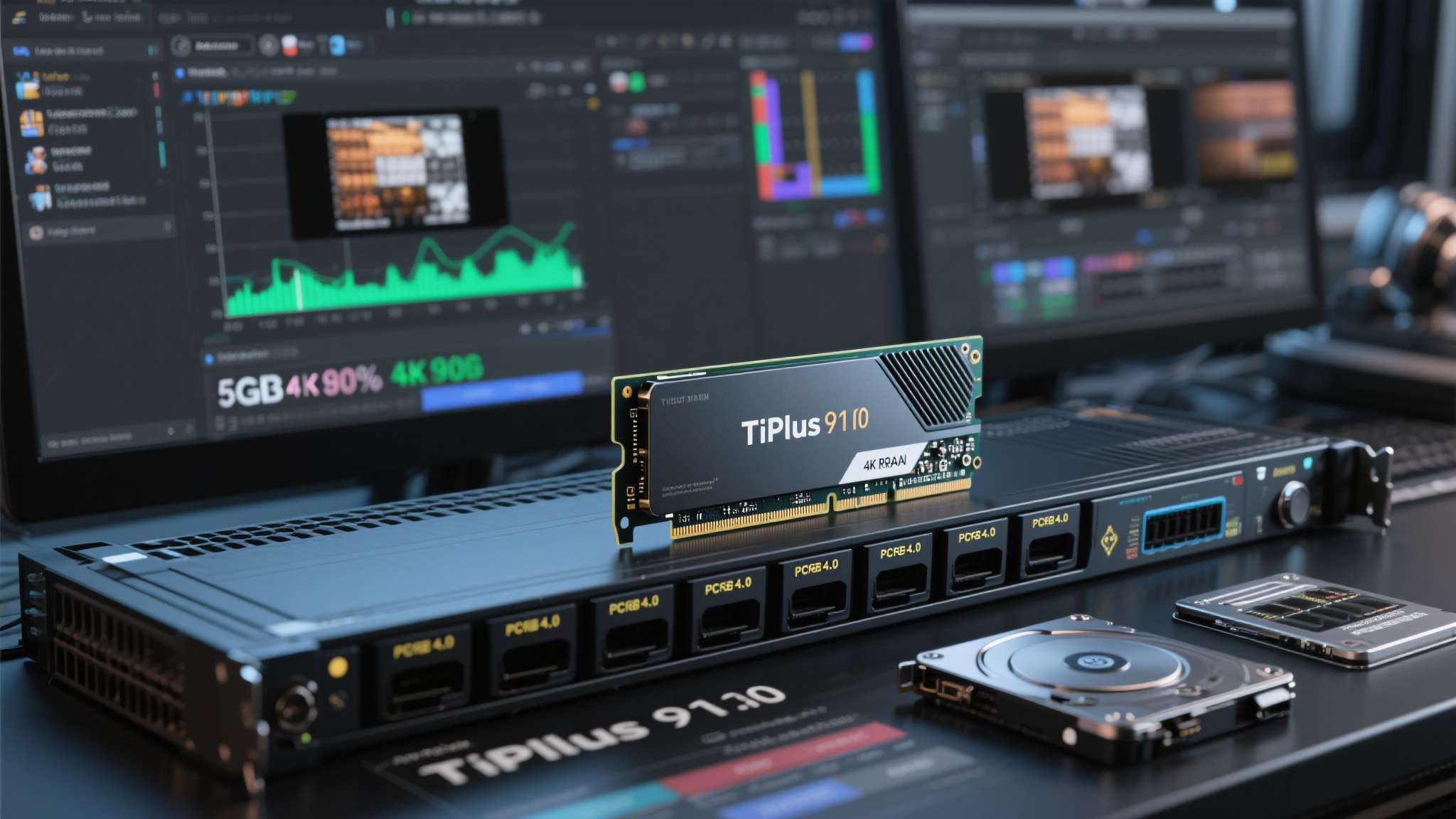 致态TiPlus9100震撼发布， PCIe 5.0赛道疾速引擎解锁游戏新体验！